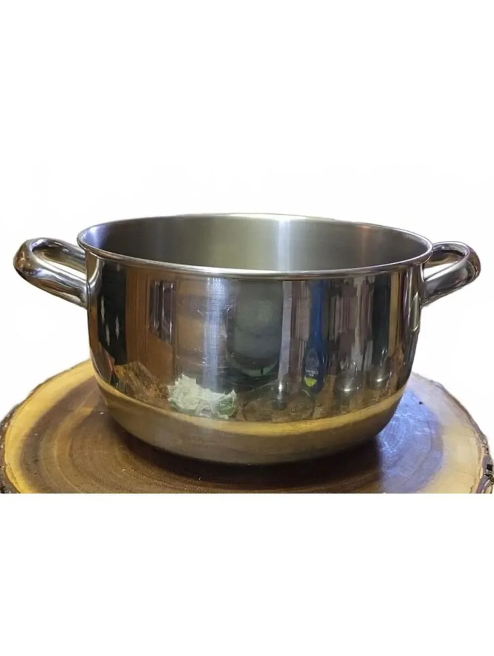 Tools of the Trade 6.5 Quart Stainless Steel Stock Pot Dutch Oven with Lid